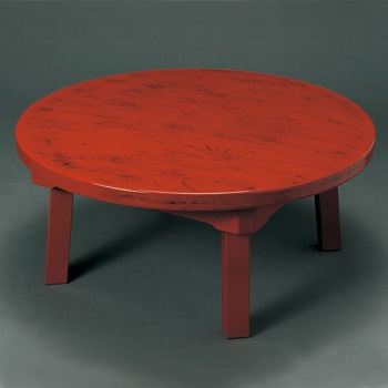 根来塗ちゃぶ台｜漆器の島安【うるわしうるし】根来塗、インテリア