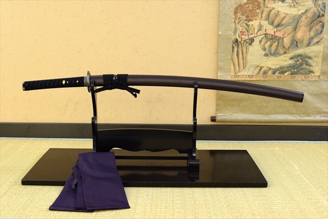 宮本武蔵拵え 亜鉛合金刀身 刀袋付 高級模造刀｜【公式】模造刀・居合