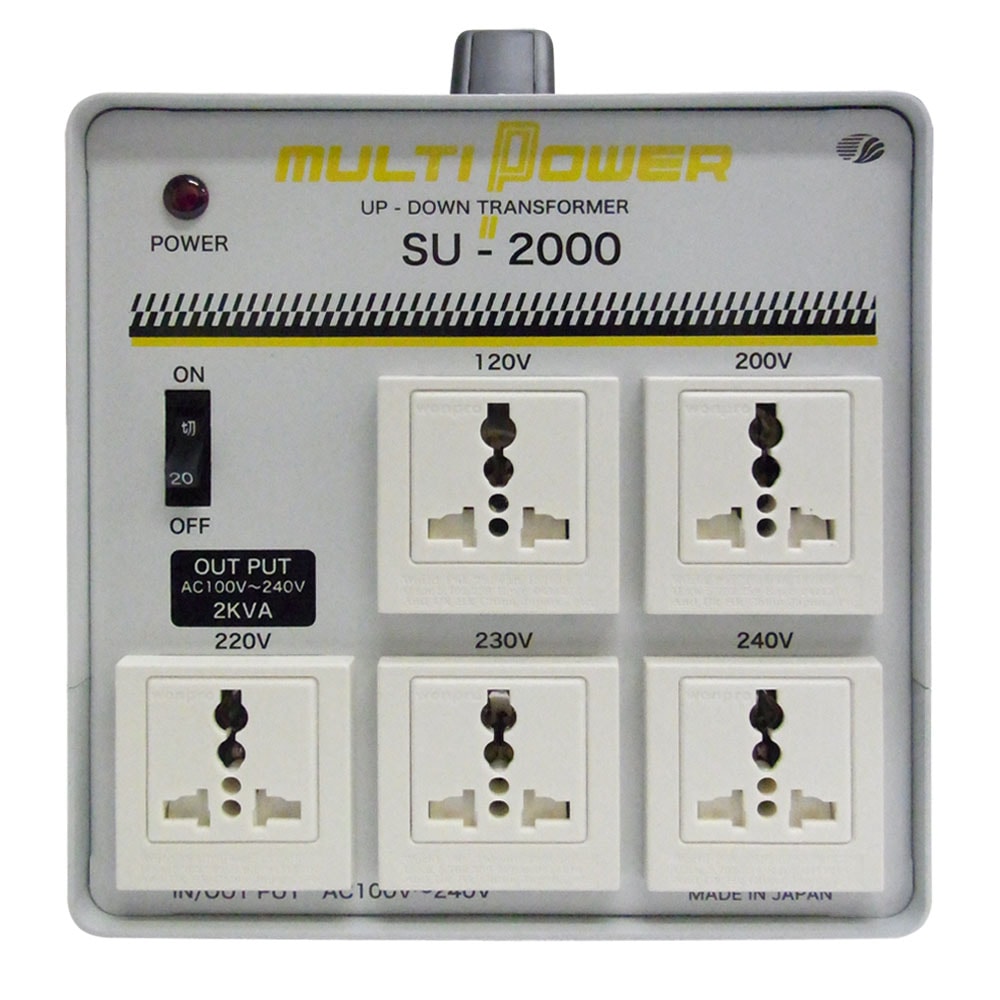 SU-2000 海外国内用 2000W 変圧器 アップダウントランス [スワロー電機