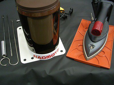 ナオモト工業 NAOMOTO ハイスチームアイロン（電磁卓上ポンプ式
