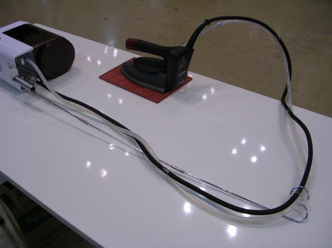 ナオモト工業 NAOMOTO ハイスチームアイロン（電磁卓上ポンプ式