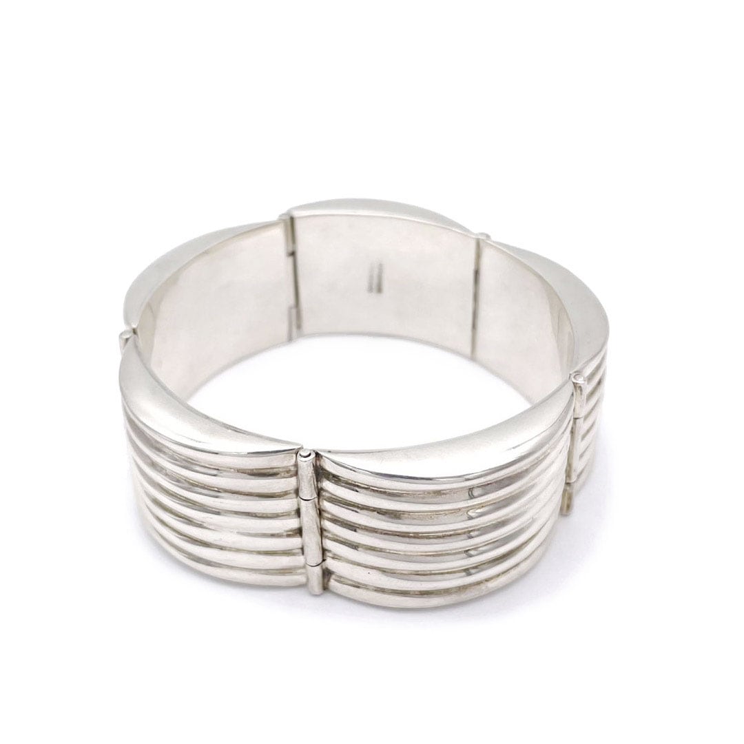 TIFFANY ティファニー フック&アイ バングル 925/750 コンビ シルバー