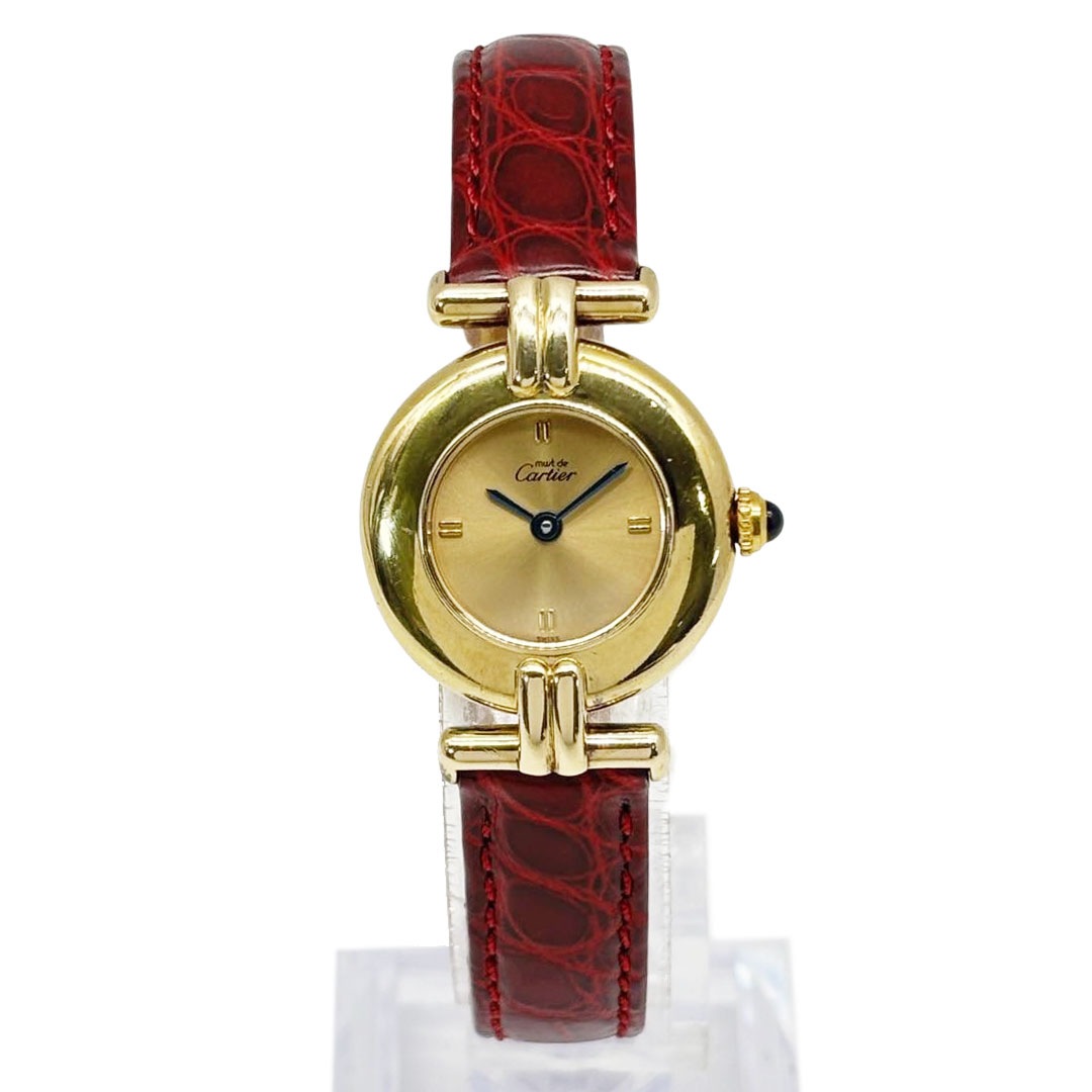 Cartier カルティエ レザー リバーシブルベルト サントス ドゥ