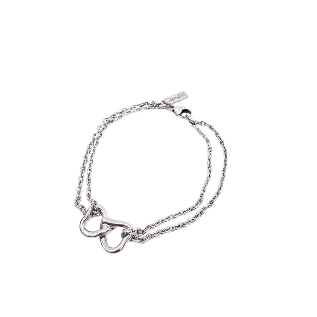 Yves Saint Laurent イヴサンローラン チェーンブレスレット ハート