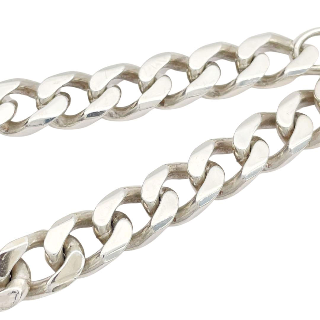 GUCCI グッチ ノットブレスレット 喜平チェーン Ag925 シルバー #18