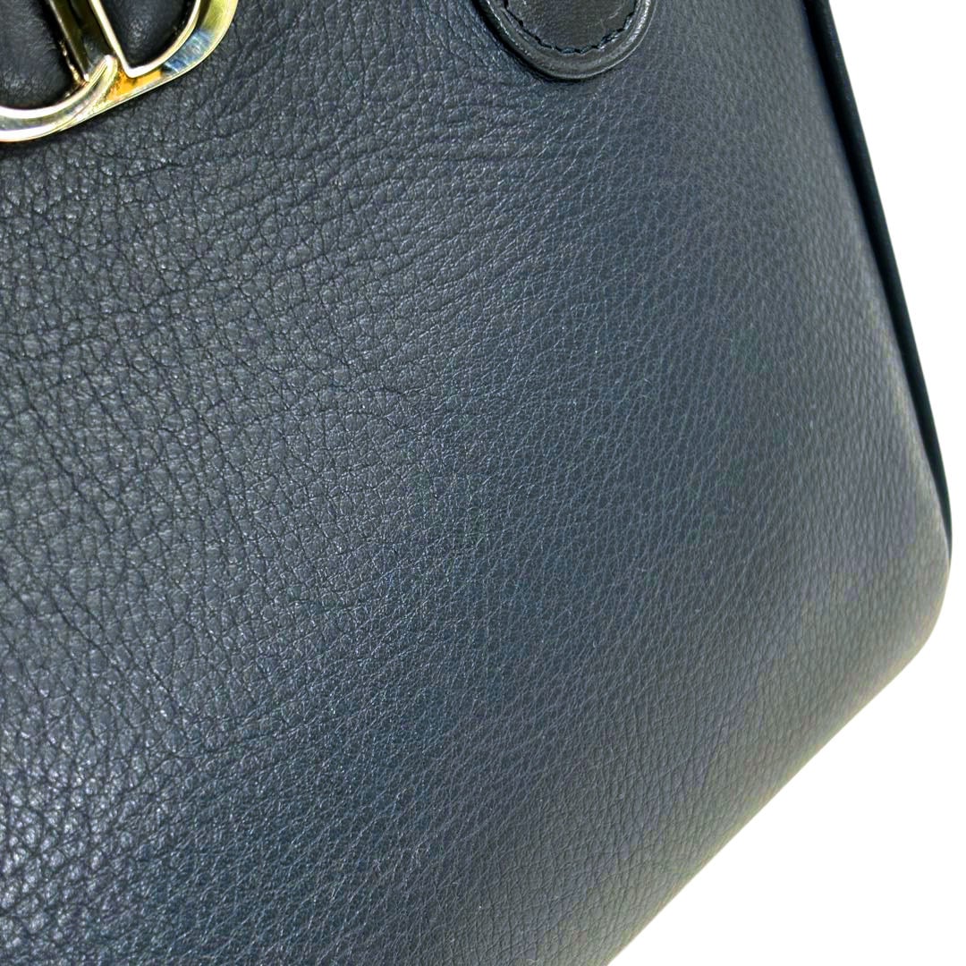 Christian Dior クリスチャンディオール ハンドバッグ CDロゴ レザー