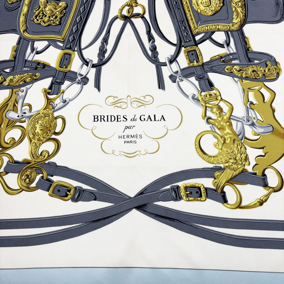 HERMES エルメス スカーフ カレ90 『BRIDES de GALA(ブリッド・ドゥ