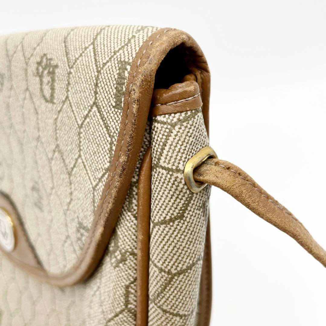 Christian Dior クリスチャンディオール ハニカム柄 ショルダーバッグ