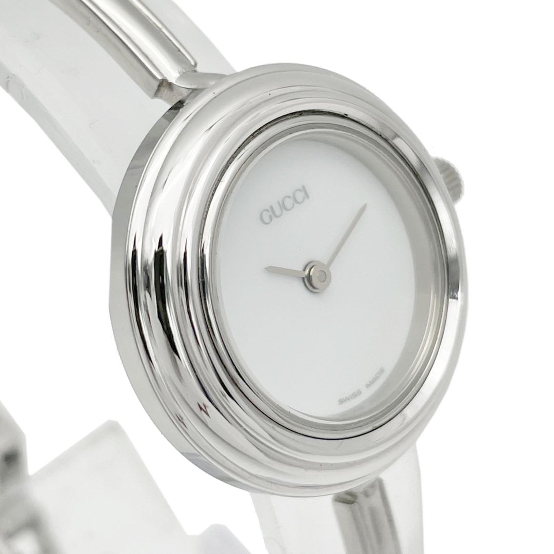 GUCCI グッチ レディース 腕時計 チェンジベゼル バングルウォッチ