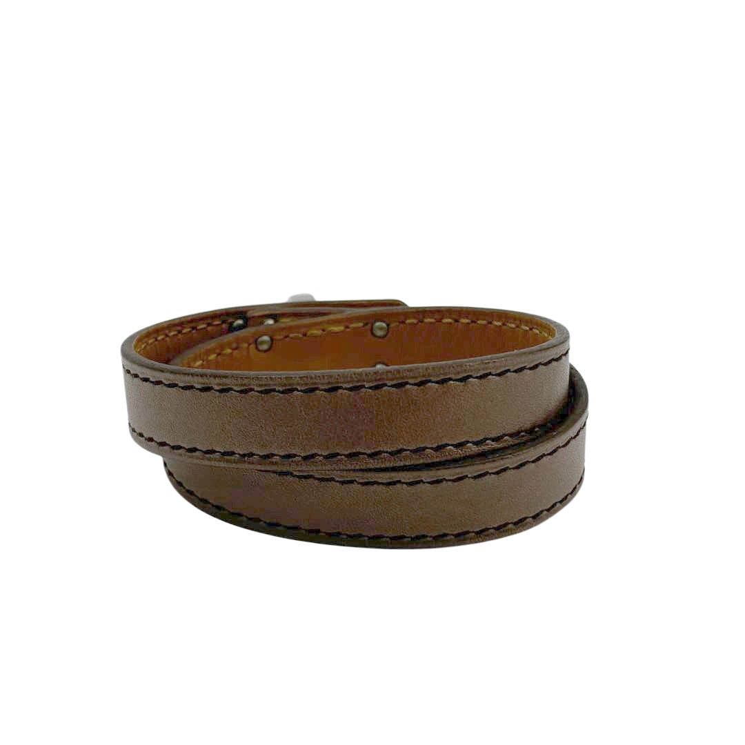 HERMES エルメス レザー ブレスレット ケリー ドゥブルトゥール