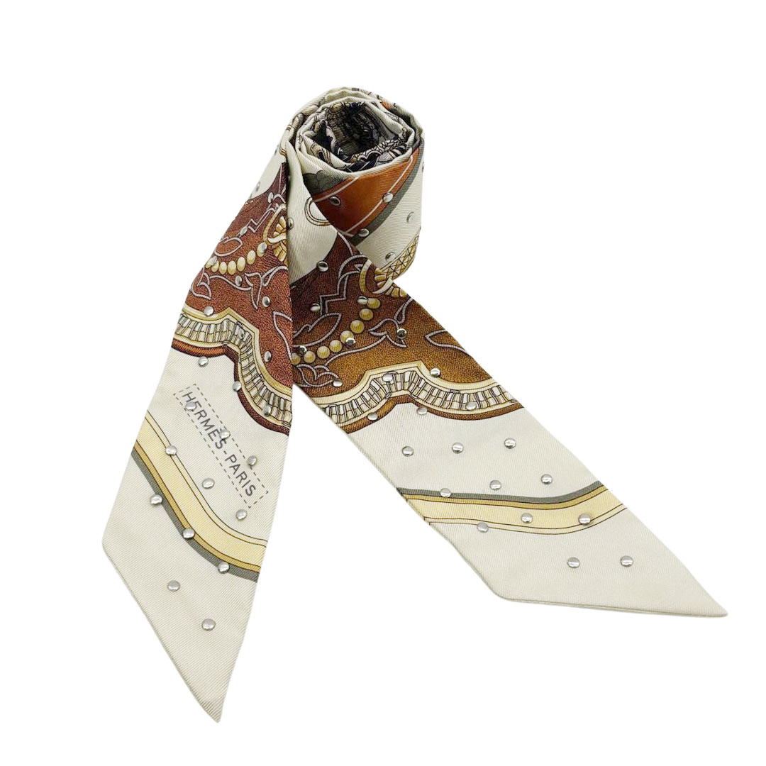 HERMES エルメス スカーフ ツイリー 『GRAND APPARAT グラン・アパラ