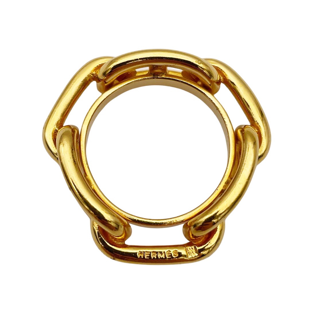 HERMES エルメス スカーフリング カレ90用 レガット シェーヌダンクル