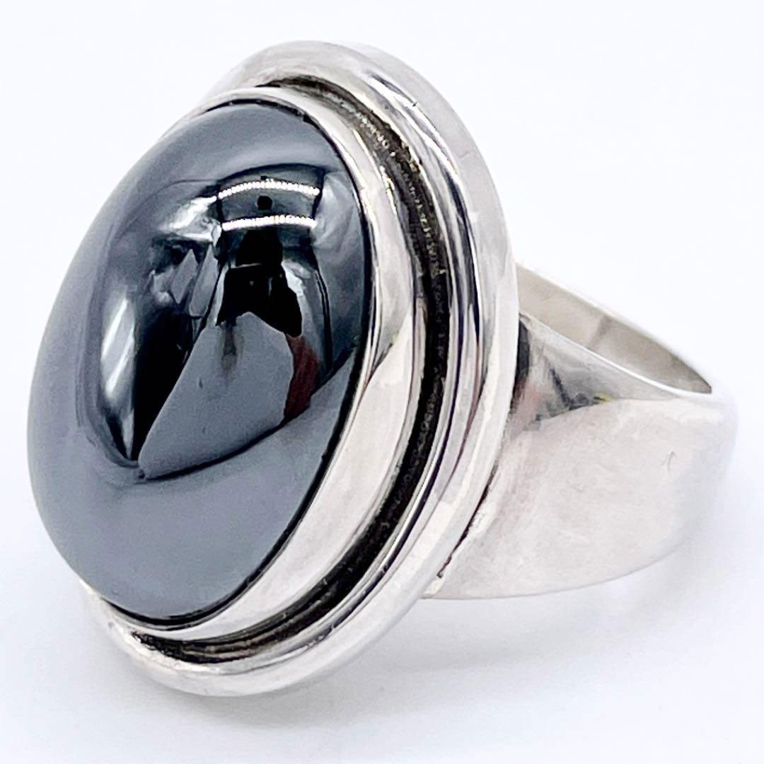 Georg Jensen ジョージジェンセン ヘマタイトリング 指輪 SV925