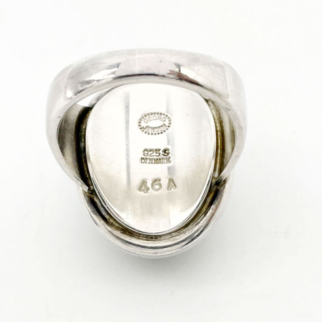 Georg Jensen ジョージジェンセン ヘマタイトリング 指輪 SV925