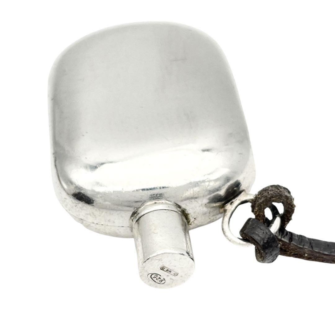 HERMES エルメス 香水 パフュームボトル ペンダントトップ 925