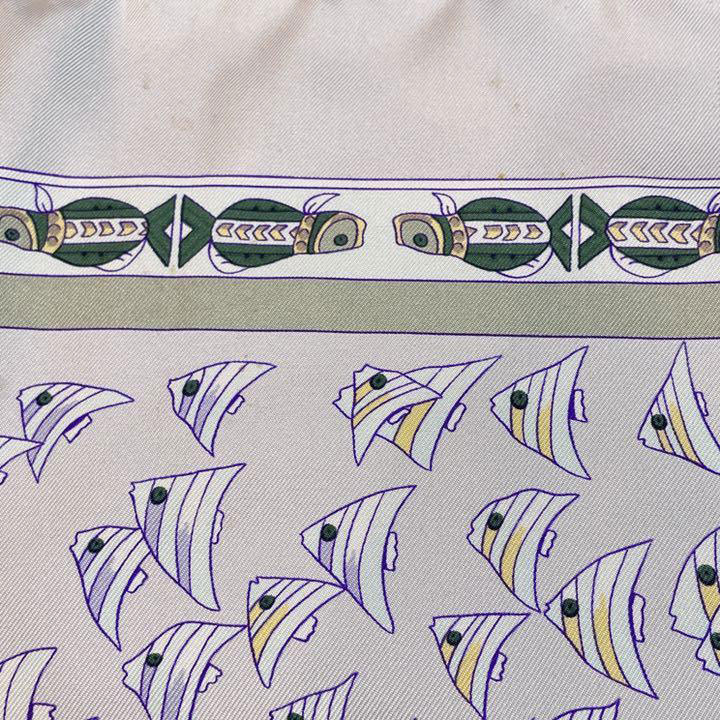 HERMES エルメス スカーフ カレ90 『RENCONTRE OCEANE(大西洋の出会い