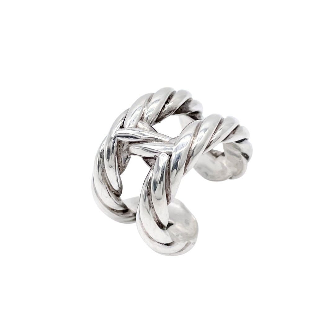HERMES エルメス リング 指輪 トルサード ツイスト SV925 シルバー #51