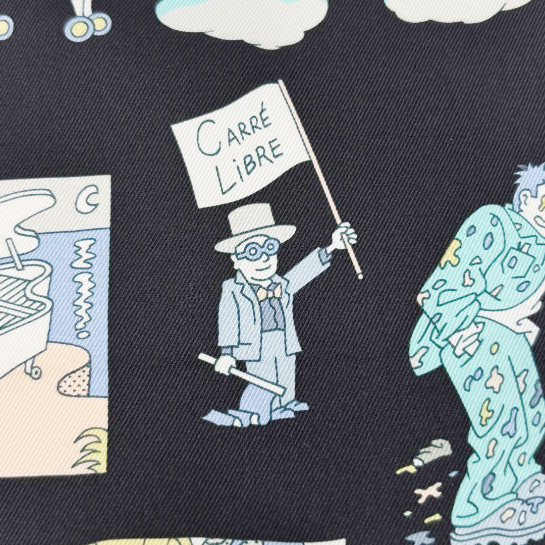 HERMES エルメス スカーフ カレ70 『Libre(カレ・リブレ)』 シルク