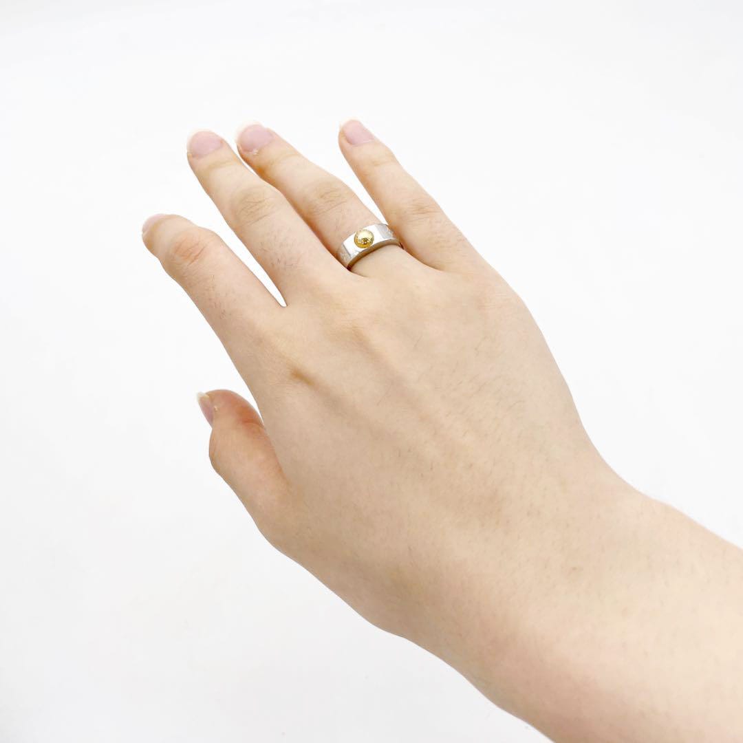 LOUIS VUITTON ルイヴィトン 指輪 リング・ナノグラム Sサイズ（約9号