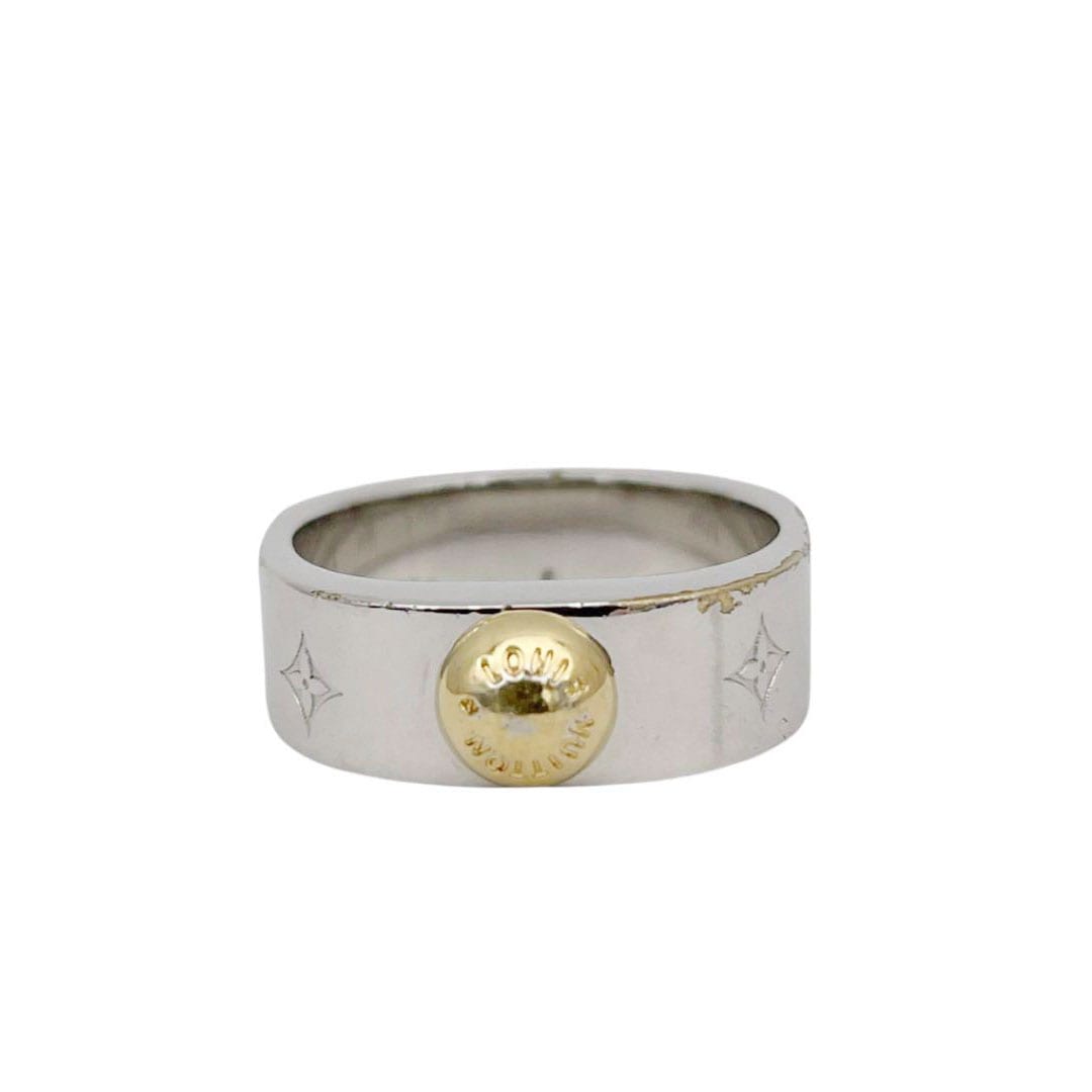 LOUIS VUITTON ルイヴィトン 指輪 リング・ナノグラム Sサイズ（約9号