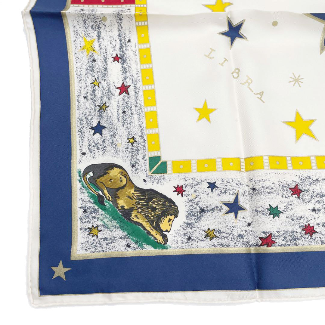 Christian Dior クリスチャンディオール スカーフ 12星座モチーフ