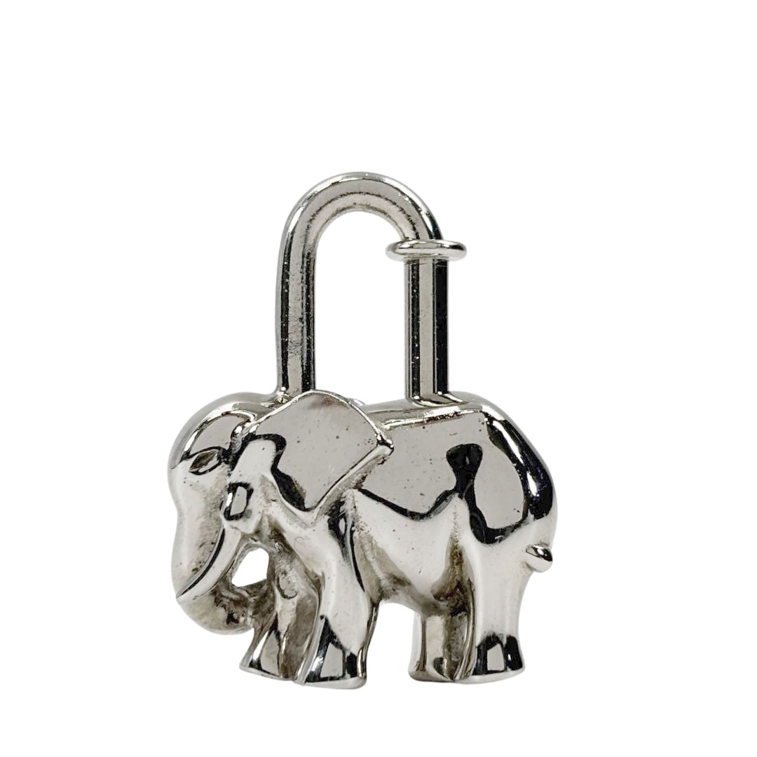 HERMES エルメス カデナ チャーム エレファント ゾウ 象 メタル