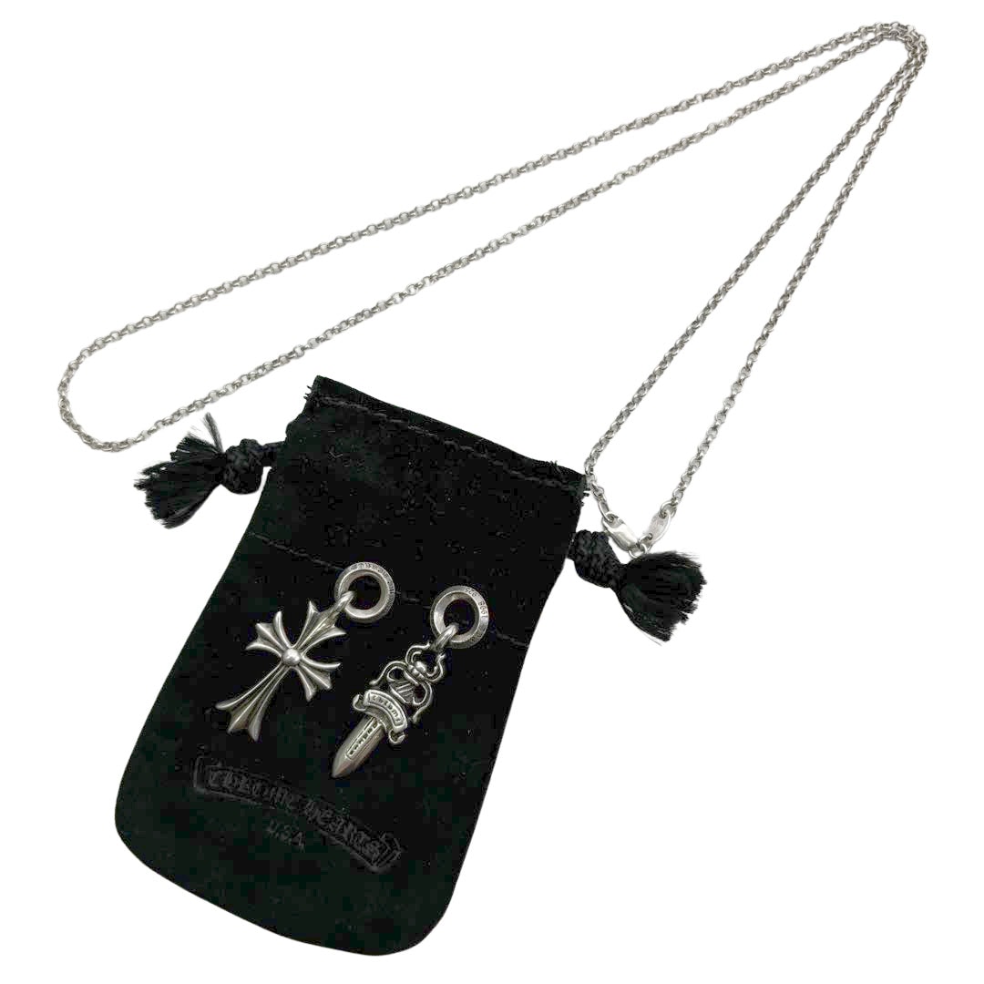 CHROME HEARTS クロムハーツ ネックレス ダガーチャーム#5 タイニーCH