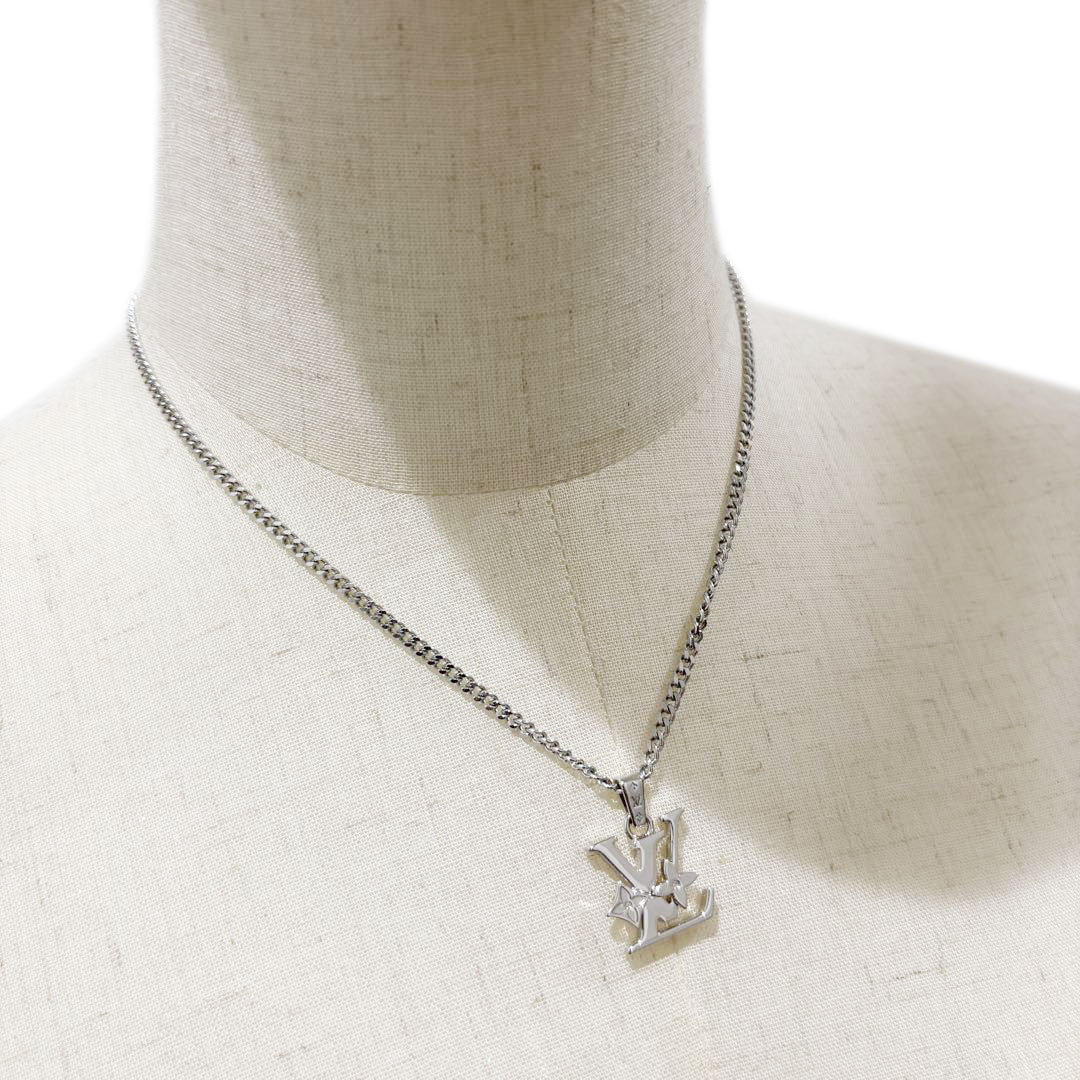 LOUIS VUITTON ルイヴィトン ペンダント・モノグラム ロウ ネックレス