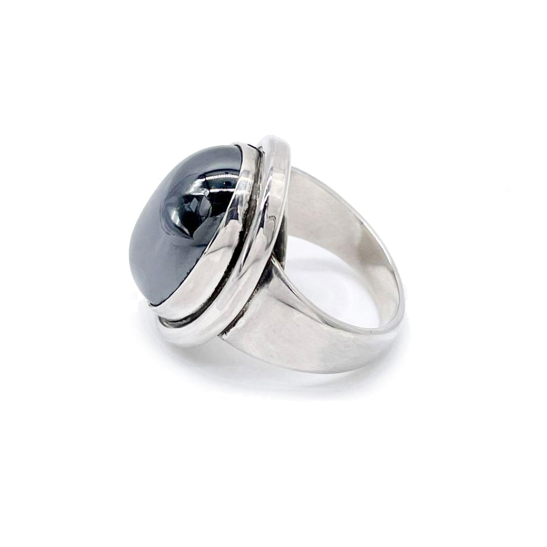 Georg Jensen ジョージジェンセン ヘマタイトリング 指輪 SV925