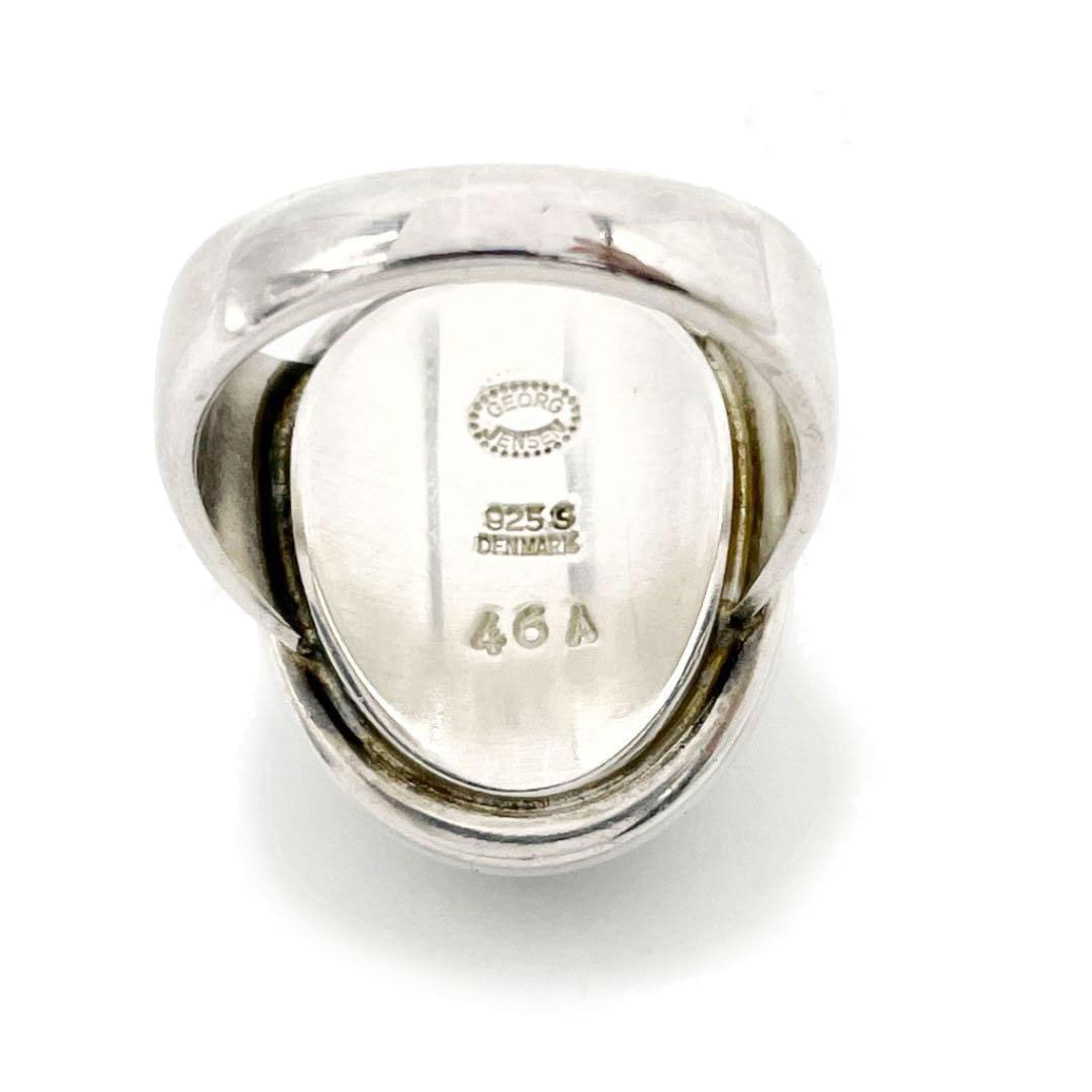 Georg Jensen ジョージジェンセン ヘマタイトリング 指輪 SV925