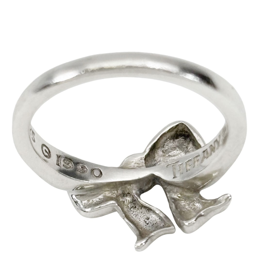 TIFFANY ティファニー リボンモチーフリング 指輪 1990年 925 シルバー