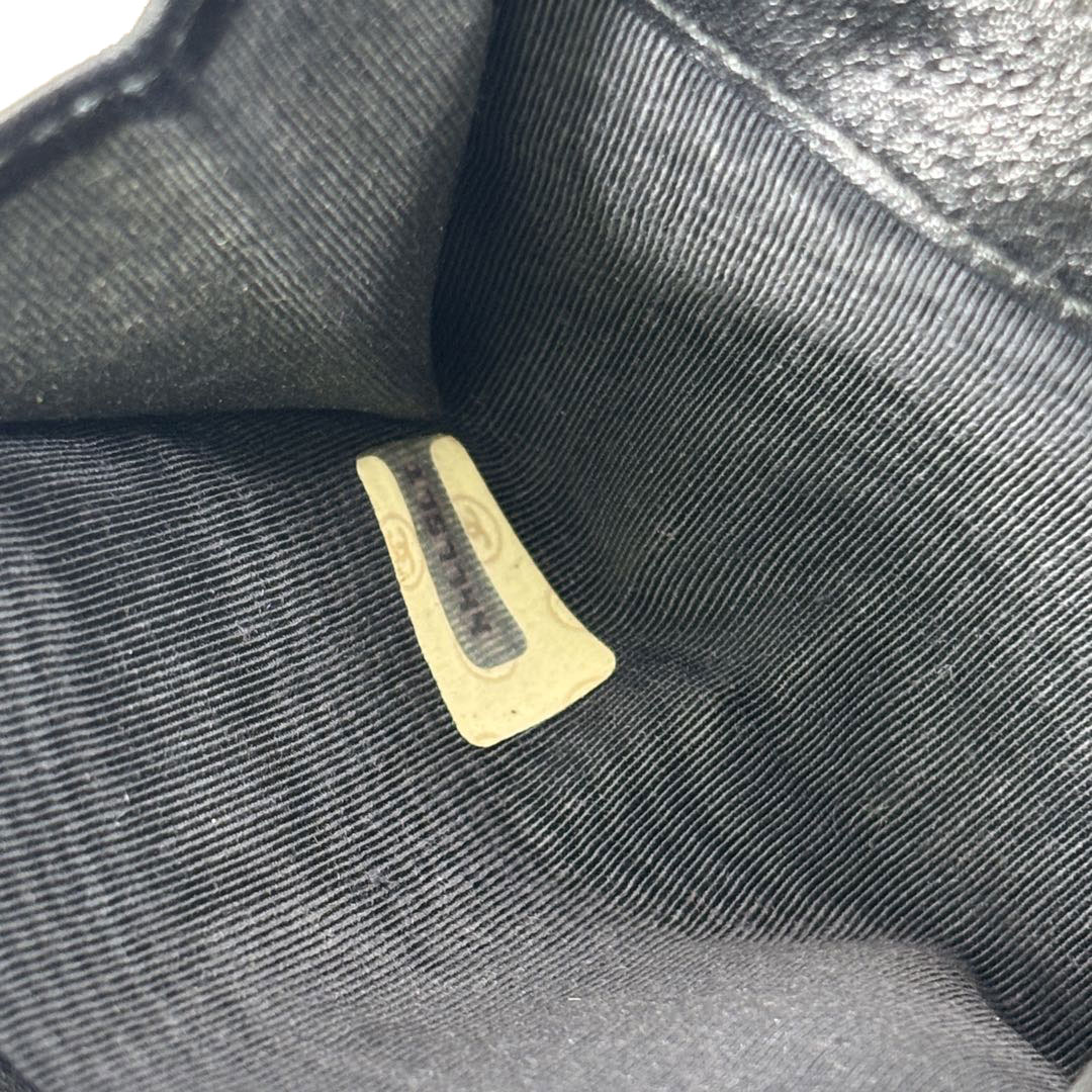 CHANEL シャネル ビコローレ コインケース 小銭入れ サテン ブラック 1