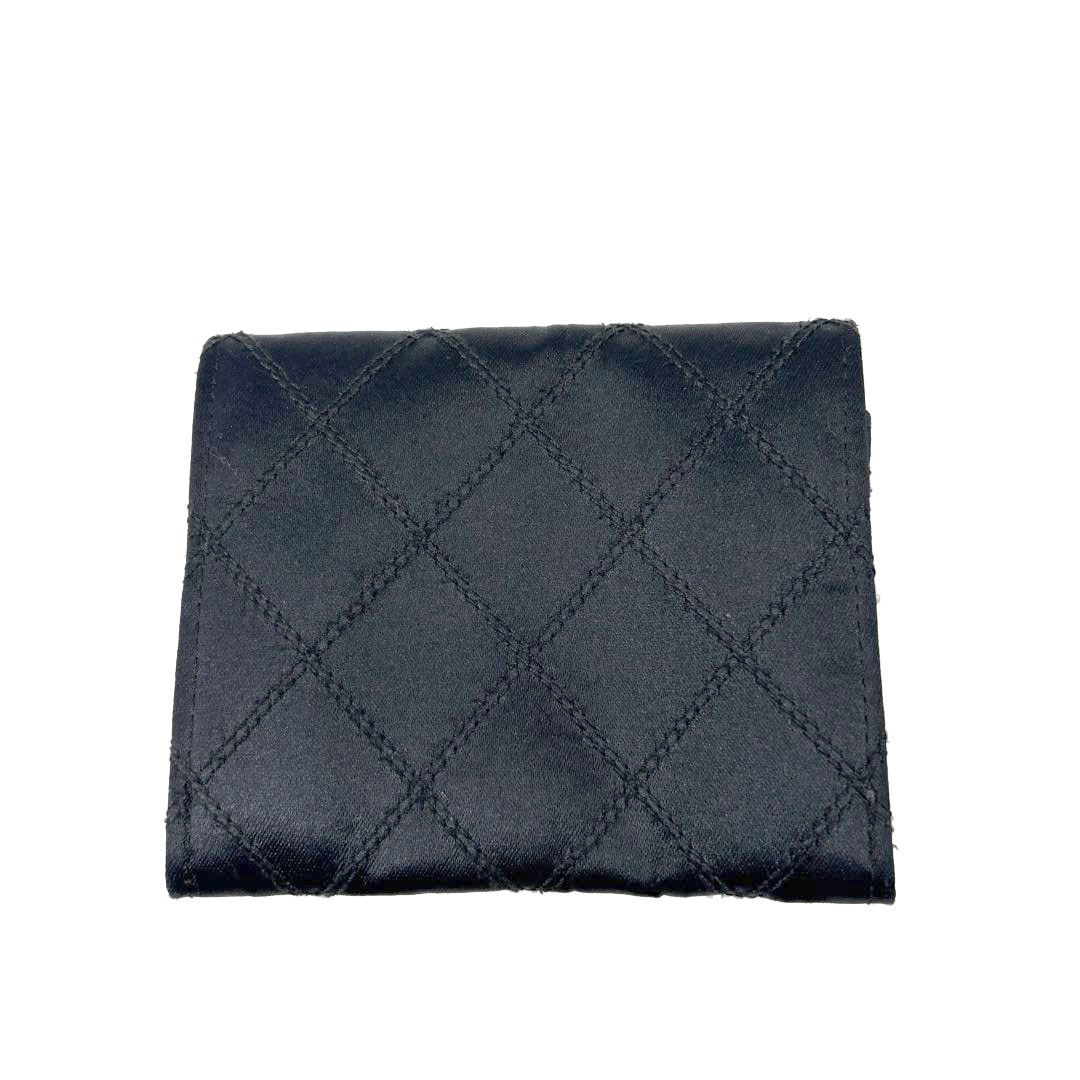 CHANEL シャネル ビコローレ コインケース 小銭入れ サテン ブラック 1