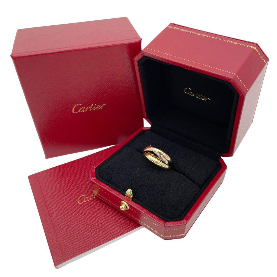 Cartier カルティエ トリニティリング 指輪 クラシック 750（K18PG/YG