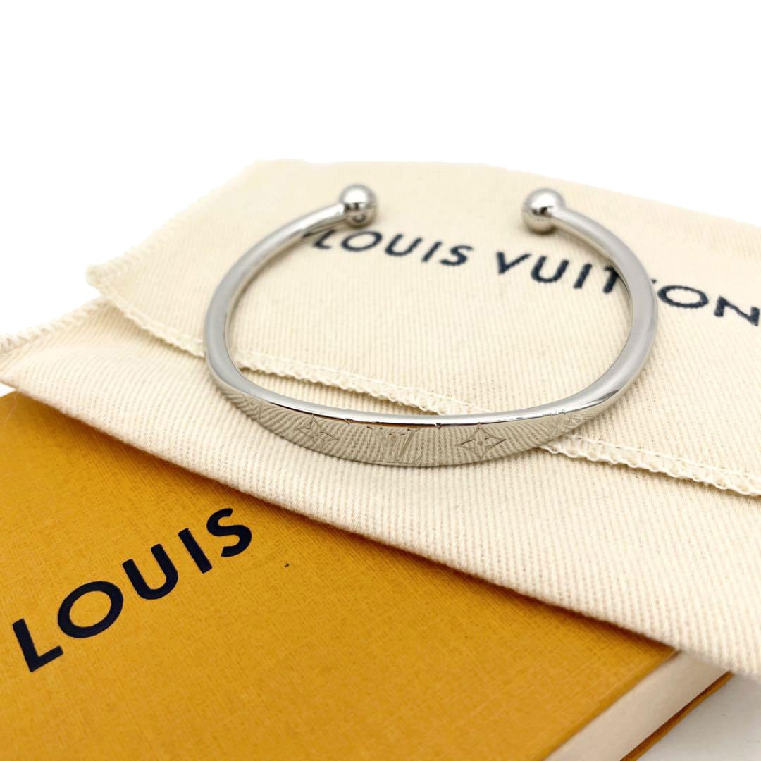 LOUIS VUITTON ルイヴィトン バングル ジョンク・モノグラム Lサイズ