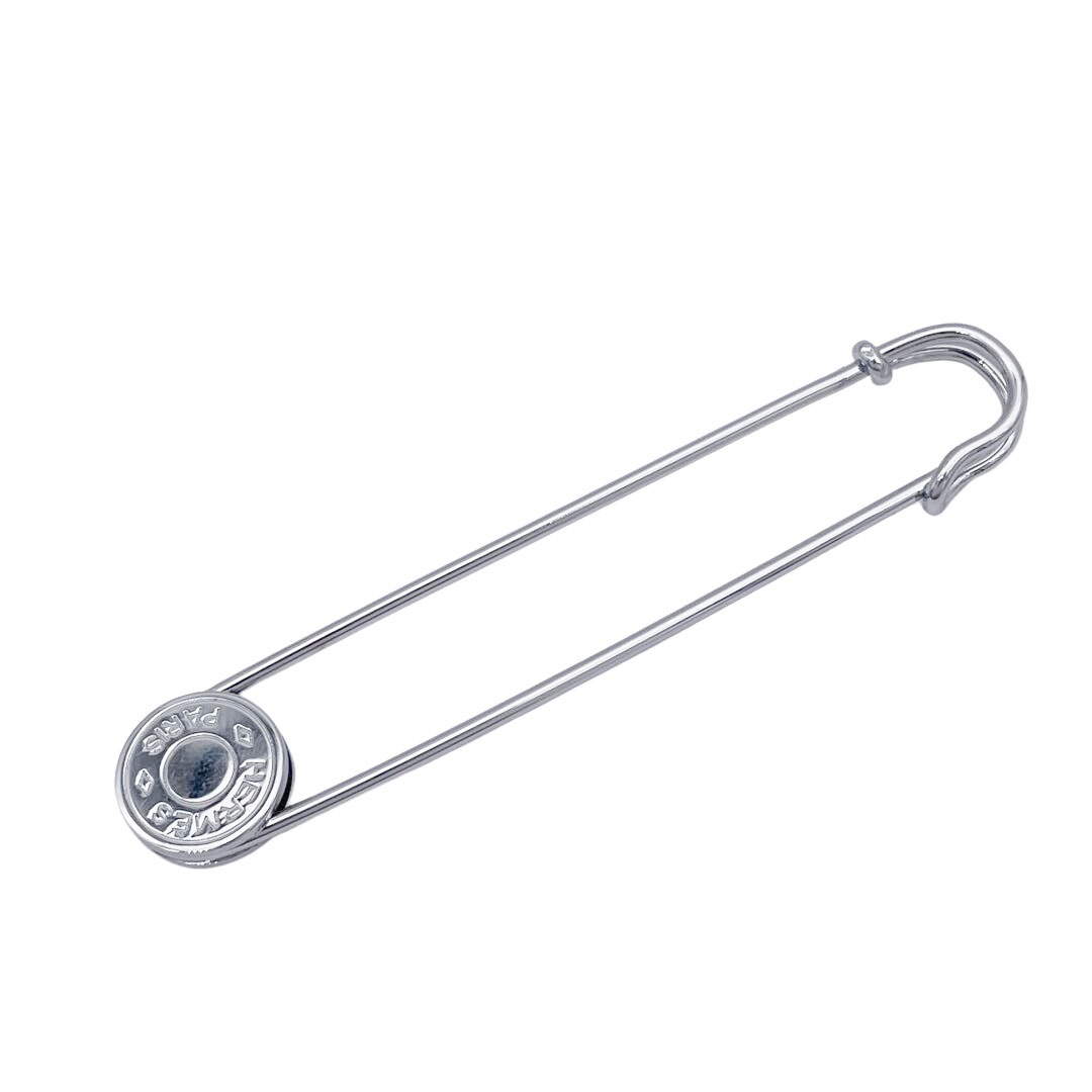 HERMES エルメス セリエ ピンブローチ 安全ピン シルバー