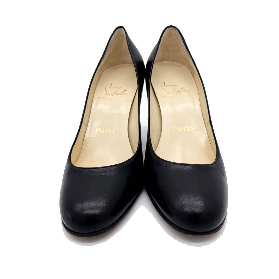 Christian Louboutin クリスチャンルブタン パンプス レザー ブラック