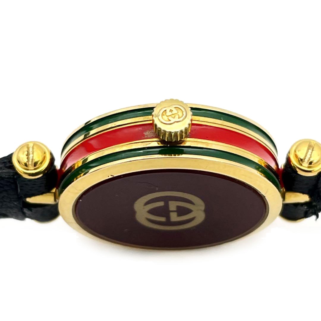 GUCCI グッチ レディース 腕時計 シェリーライン クオーツ リザード