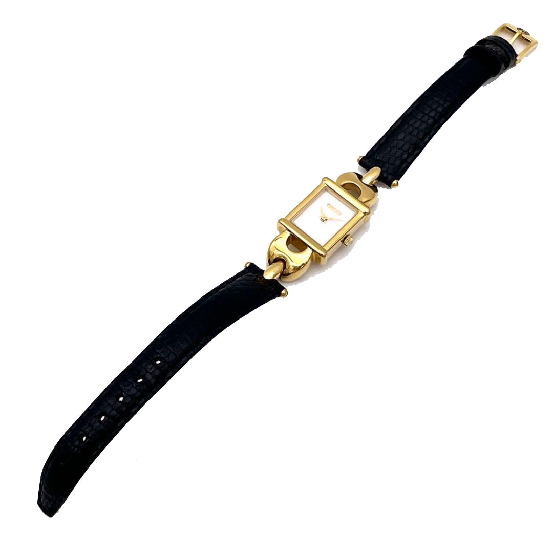 GUCCI グッチ レディース腕時計 チェンジベルト QZ GP レザー ゴールド