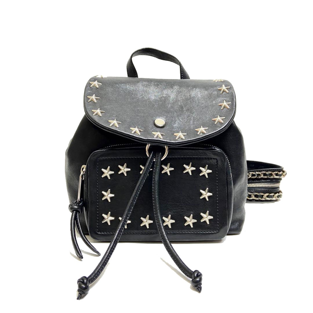 JIMMY CHOO ジミーチュウ 2WAY バックパック リュックサック レザー
