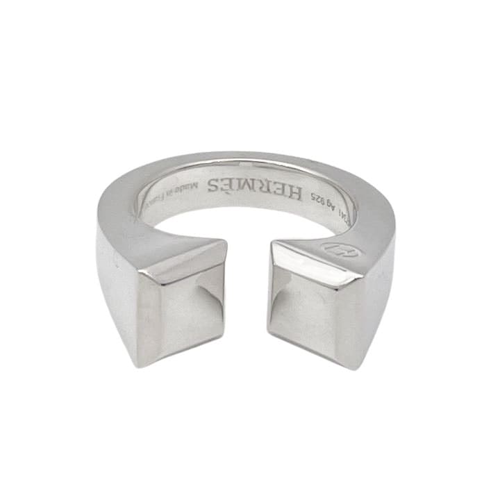 HERMES エルメス 指輪 リング クルー・ド・フォルジュ GM Ag925