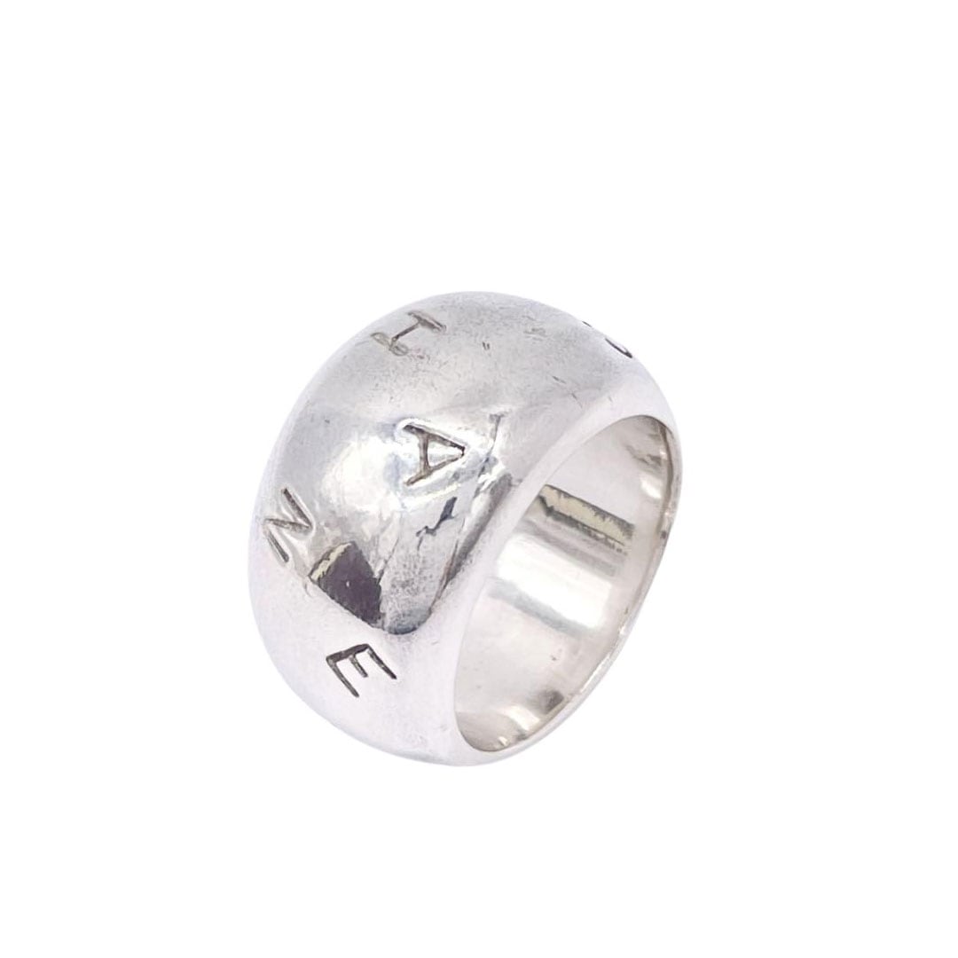 CHANEL シャネル リング 指輪 ロゴ SV925 シルバー ヴィンテージ 約13