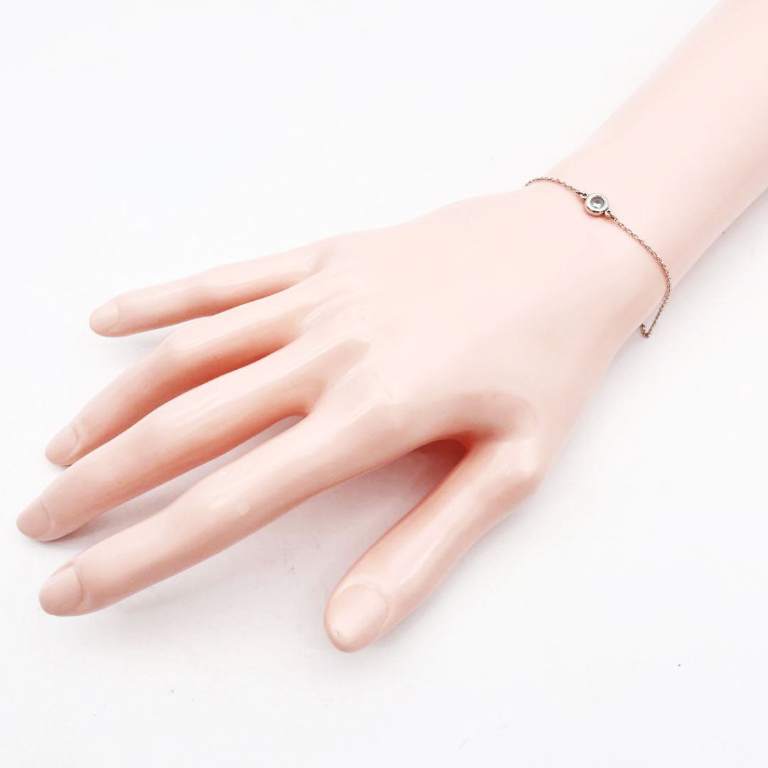 TIFFANY ティファニー ブレスレット バイザヤード アクアマリン SV925