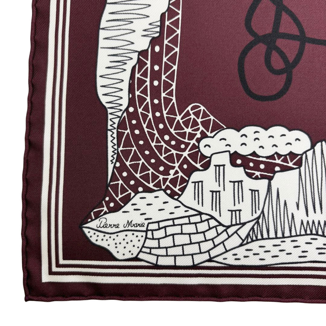 HERMES エルメス バンダナ55 『Les Canyons Etoiles(峡谷から星たちへ