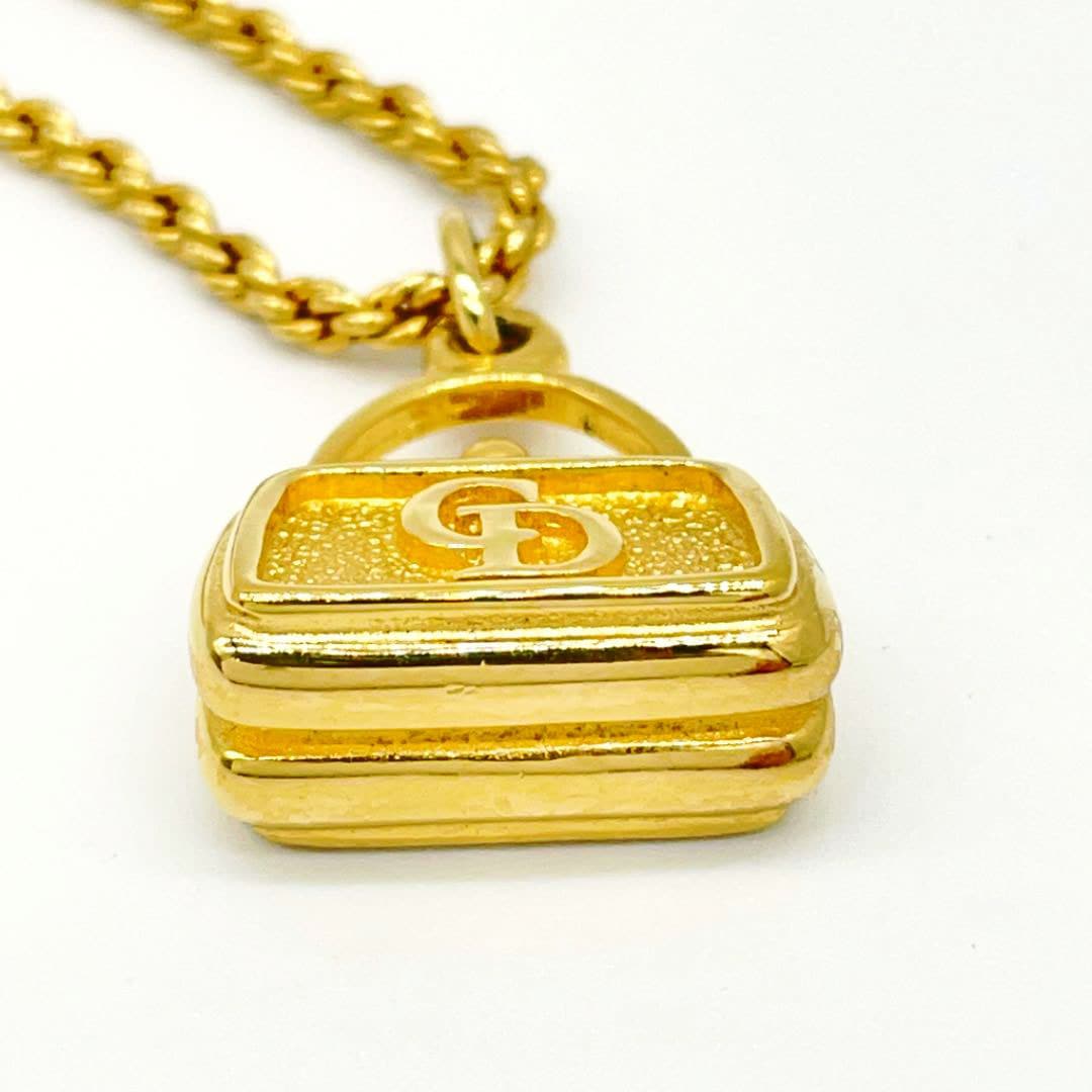 Christian Dior クリスチャンディオール ネックレス バッグモチーフ