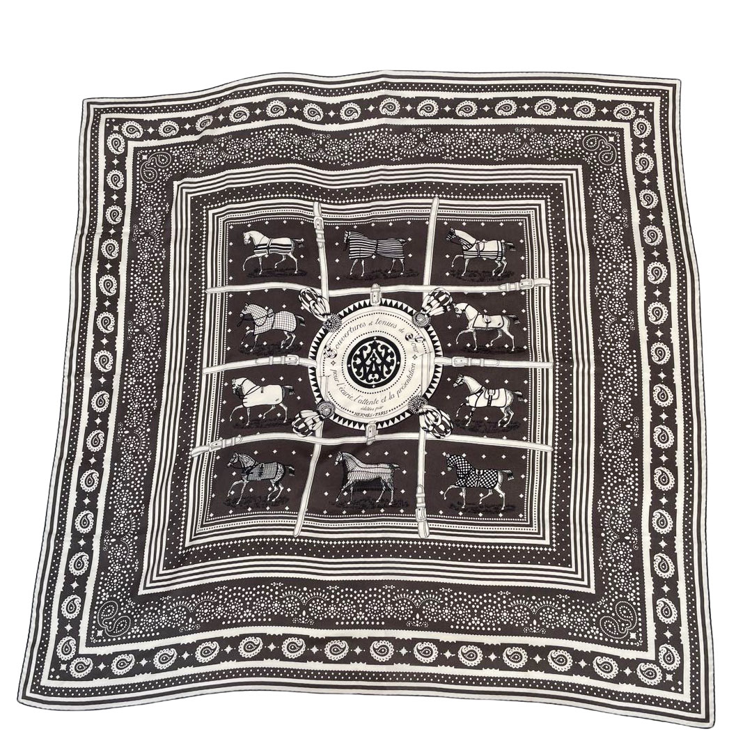 HERMES エルメス ショール ストール カレジェアン140『Couvertures et