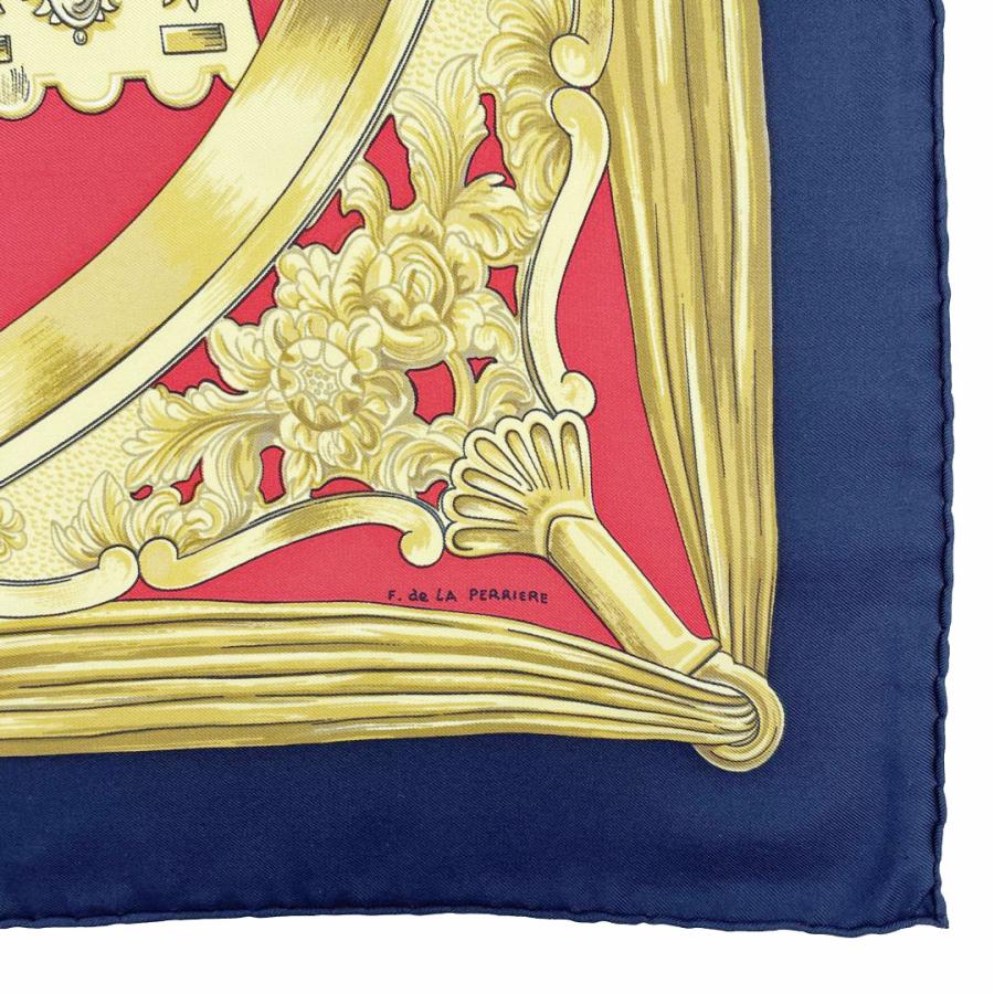 HERMES エルメス スカーフ カレ90 『ETRIERS(鎧・馬具柄)』 シルク