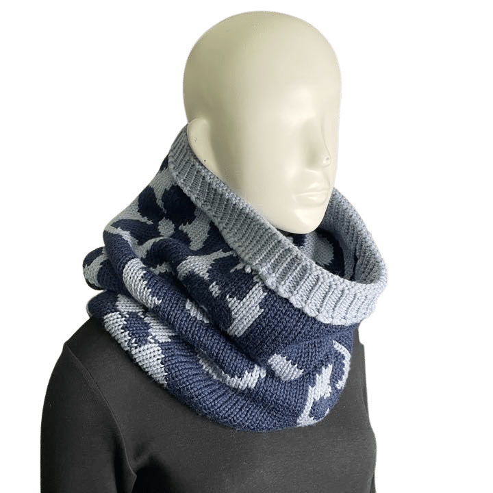 LOUIS VUITTON ルイヴィトン スヌードグランフロア モノグラム ニット