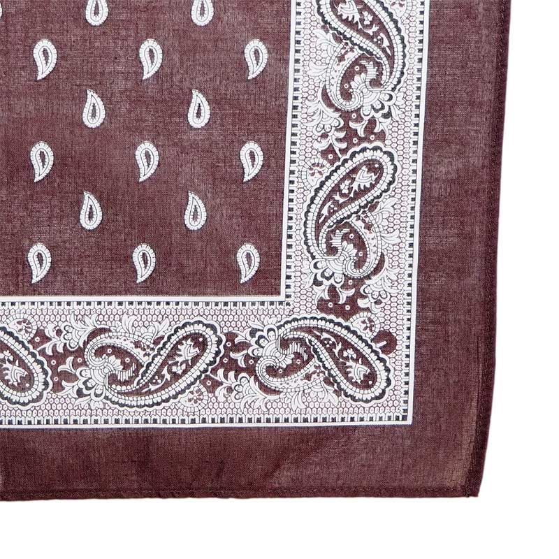 Blumer ブリュメル bandana バンダナ paisley ペイズリー柄 コーヒー
