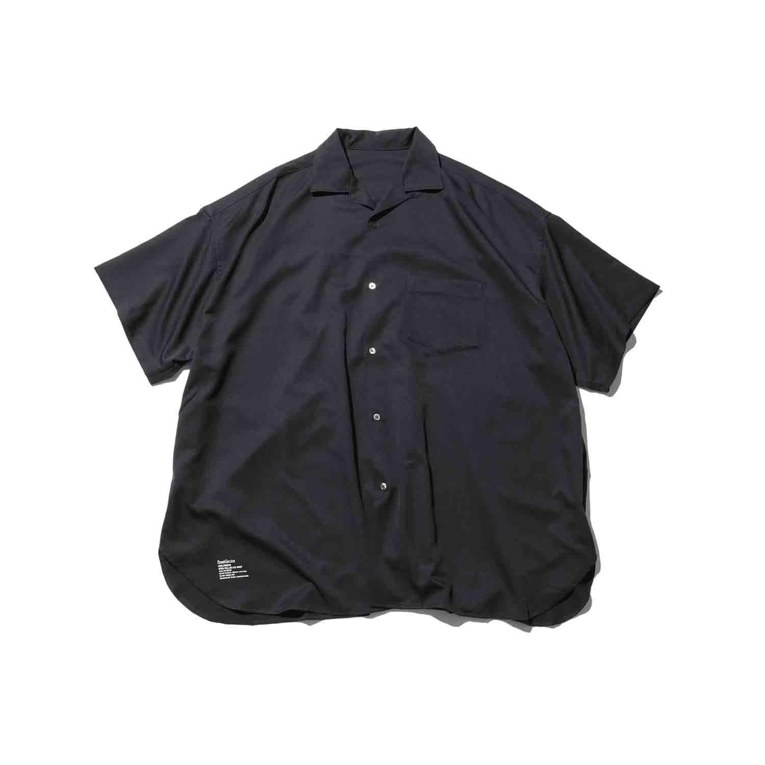 FreshService フレッシュサービス COOLFIBER OPEN COLLAR S/S SHIRT